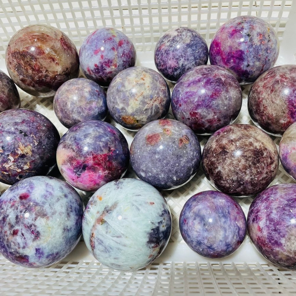 19 Pieces Unicorn Stone Spheres -Wholesale Crystals