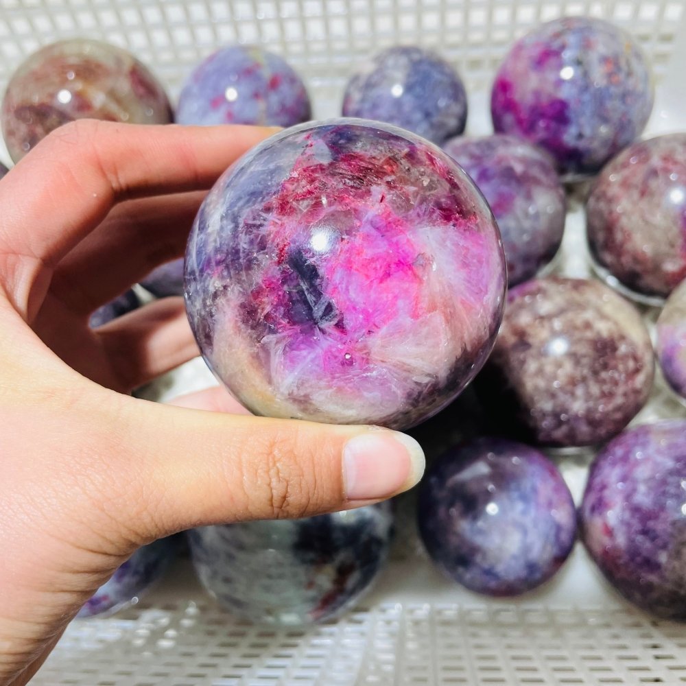 19 Pieces Unicorn Stone Spheres -Wholesale Crystals