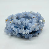 2 Types Chip Bracelet Wholesale Blue Lace Agate Translucent Clear Apatite -Wholesale Crystals