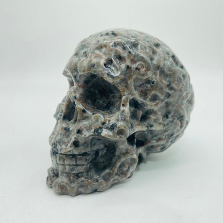 2 Types Large Skull Carving Wholesale Yooperlite Obsidian -Wholesale Crystals