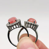 2 Types Red Rhodochrosite Ring Wholesale - Wholesale Crystals