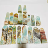 18 Pieces Large Caribbean Calcite Four-Sided Points -Wholesale Crystals