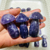 22 Pieces Lepidolite Mushrooms -Wholesale Crystals