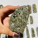 23 Pieces High Quality Pyrite Four-Sided Tower Point -Wholesale Crystals