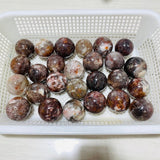 26 Pieces Beautiful Fire Quartz Spheres -Wholesale Crystals