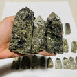 28 Pieces Pyrite Four-Sided Tower Point -Wholesale Crystals