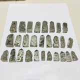 28 Pieces Pyrite Four-Sided Tower Point -Wholesale Crystals