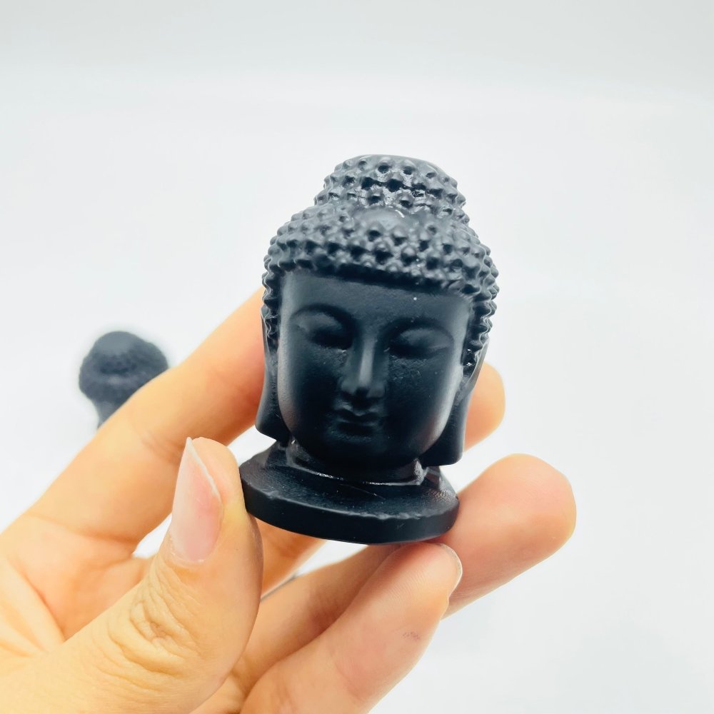 2Inch Obsidian Buddha Head Carving Wholesale -Wholesale Crystals