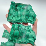 3 Pairs Beautiful Symmetry Malachite Slab -Wholesale Crystals