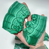 3 Pairs Beautiful Symmetry Malachite Slab -Wholesale Crystals