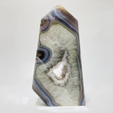 3 Pieces Beautiful Large Geode Agate Tower -Wholesale Crystals