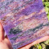 3 Pieces High Quality Charoite Slab -Wholesale Crystals