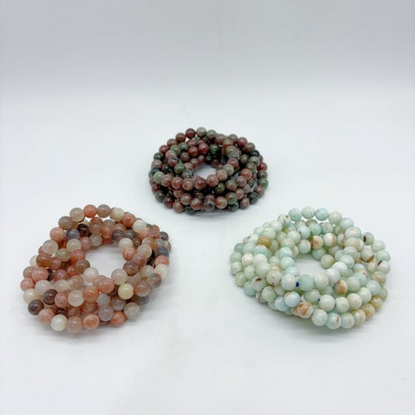 3 Types Bracelet Kashgar Garnet Hemimorphite Wholesale - Wholesale Crystals