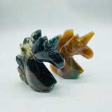 3 Types Unicorn Rose Quartz & Lepidolite Carving Wholesale -Wholesale Crystals