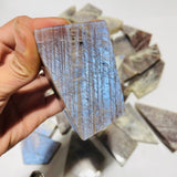 32 Pieces Blue Moonstone Mixed Sunstone Free Form -Wholesale Crystals