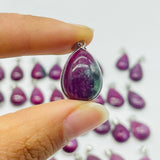 32 Pieces High Quality Ruby Zoisite Pendant Charm -Wholesale Crystals