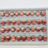 36 Pieces Rhodochrosite Ring -Wholesale Crystals