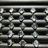 30 Pieces S925 High Grade Blue Angel Feather Quartz Ring -Wholesale Crystals