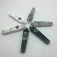 3Types Obsidian&Howlite&Black Tourmaline Holder Stick Smoking Pipe Wholesale -Wholesale Crystals