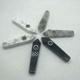 3Types Obsidian&Howlite&Black Tourmaline Holder Stick Smoking Pipe Wholesale -Wholesale Crystals