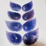 4 Pairs Large Purple Fluorite Angel Wing -Wholesale Crystals