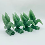 4 Pieces Green Aventurine Bird Carving -Wholesale Crystals