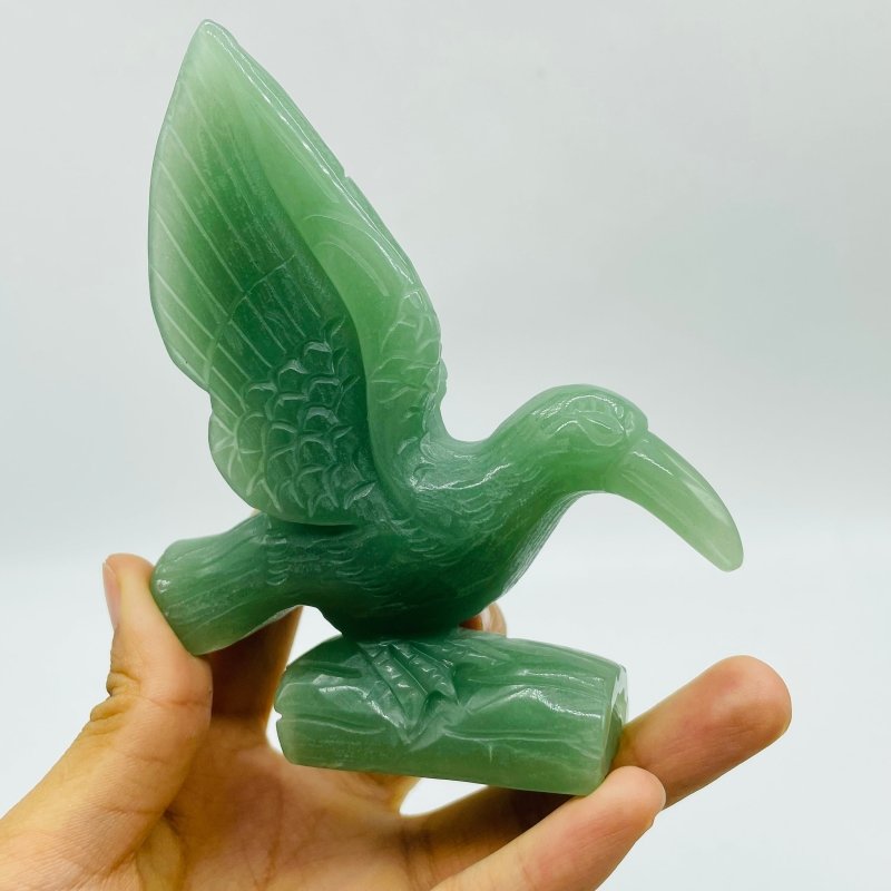 4 Pieces Green Aventurine Bird Carving -Wholesale Crystals