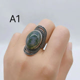 4 Types Moss Agate Ring Wholesale -Wholesale Crystals