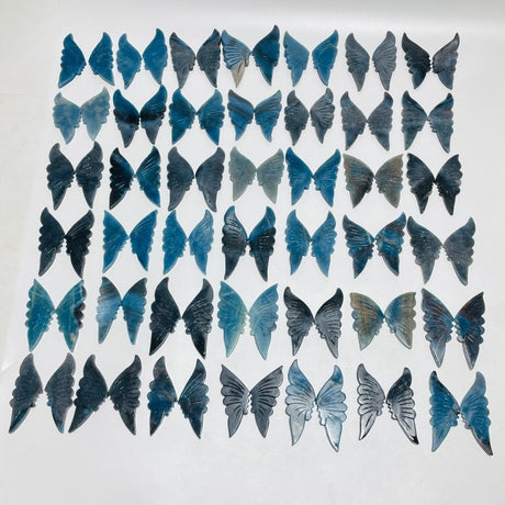 42 Pairs Trolleite Butterfly Carving (A4BTF) - Wholesale Crystals