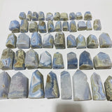 46 Pieces Druzy Blue Chalcedony Points -Wholesale Crystals