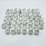46 Pieces Howlite Christmas Santa Claus Carving Clearance(defective) - Wholesale Crystals