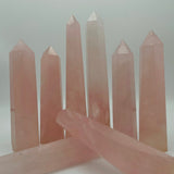 4.7-7in Rose Quartz Crystal Points Tower Wholesale -Wholesale Crystals