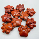 4Types Cat Paws Moss Agate&Red Jasper Carving Wholesale -Wholesale Crystals