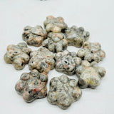 4Types Cat Paws Moss Agate&Red Jasper Carving Wholesale -Wholesale Crystals