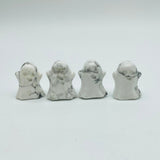 4Types Ghost Carving Wholesale Moss Agate & Ocean Jasper -Wholesale Crystals