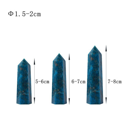 Blue Apatite Point -Wholesale Crystals