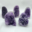 5 Pieces Beautiful Amethyst Clusters Geode -Wholesale Crystals