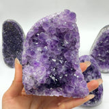 5 Pieces Beautiful Amethyst Clusters Geode -Wholesale Crystals