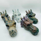 5 Pieces Beautiful Ocean Jasper Dragon Head -Wholesale Crystals