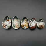 5 Pieces Beautiful Scenery Garden Quartz Inner Scene Carving -Wholesale Crystals