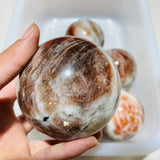 5 Pieces High Quality Sunstone Spheres -Wholesale Crystals