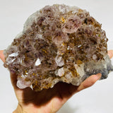 5 Pieces Raw Amethyst Super7 Cacoxenite Cluster Stone -Wholesale Crystals