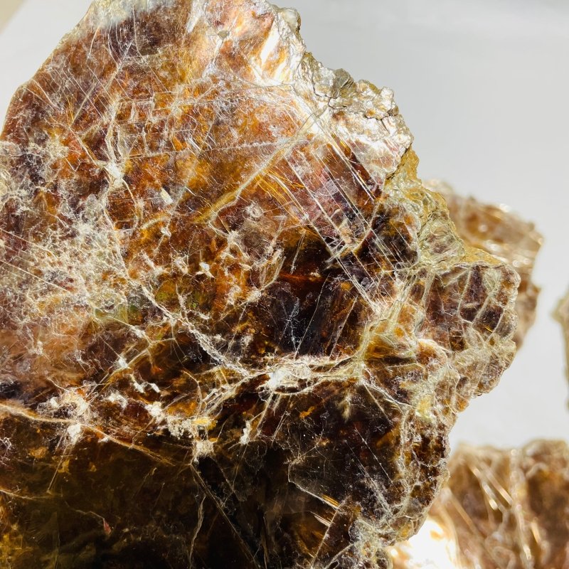 5 Pieces Raw Gold Mica Slab Stone Specimen -Wholesale Crystals