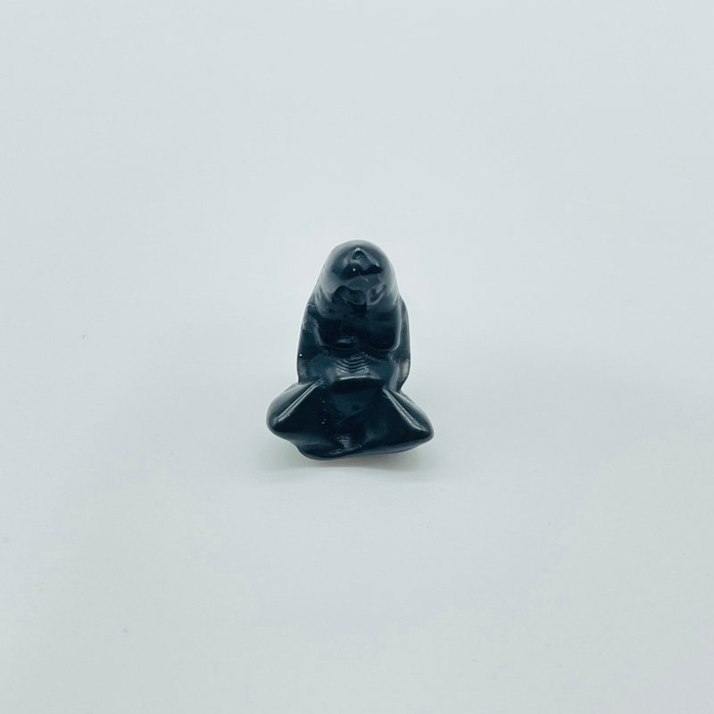 5 Types Mini Black Obsidian Carving Wholesale Pineapple Seashell Brain - Wholesale Crystals