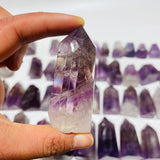 50 Pieces Amethyst Stone Tower Points -Wholesale Crystals