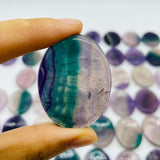 50 Pieces Fluorite Worry Stone -Wholesale Crystals