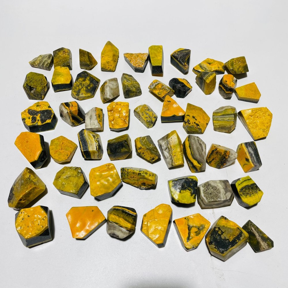 51 Pieces Natural Bumble Bee Stone Jasper Free Form -Wholesale Crystals