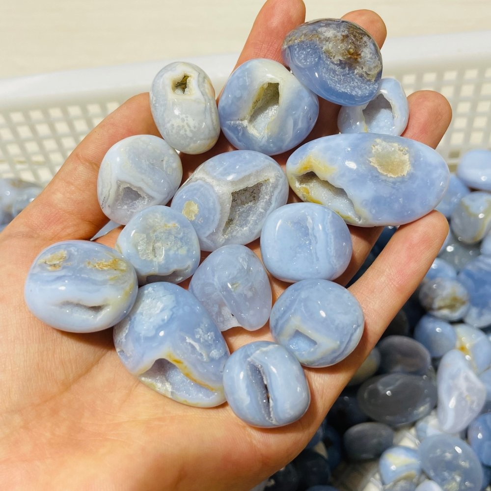 5.12kg Blue Lace Agate Tumbled -Wholesale Crystals