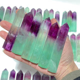 55 Pieces Watermelon Colourful Fluorite Tower -Wholesale Crystals