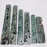 6 Pieces High Quality Large Green Sea Jasper Druzy Tower -Wholesale Crystals